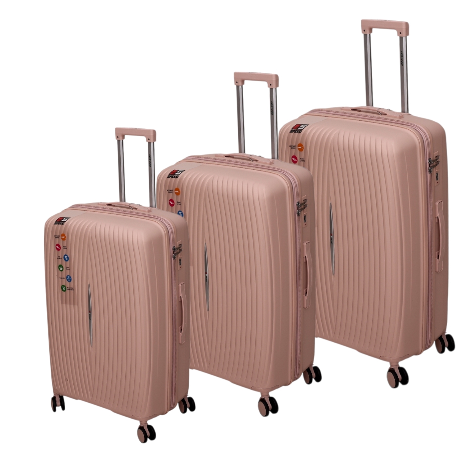 چمدان نشکن اسپید مدل MAX SERIES 3535 مجموعه ۳ عددی